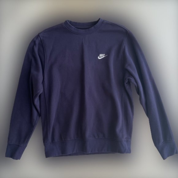 Navy Nike Sportswear Club Fleece - Picture 1 of 2